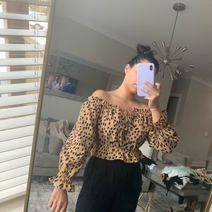 Cheetah blouse